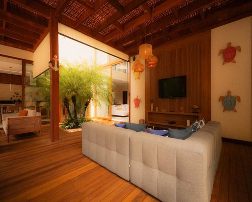 Cozy indoor setup reflecting a calm tropical environment